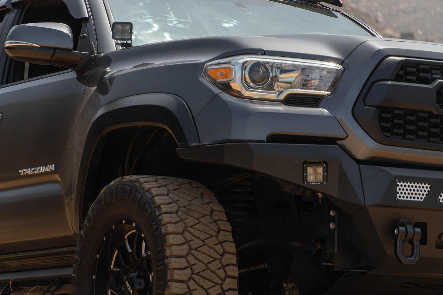 2016 2023 Toyota Tacoma Mto Series Winch Front Bumper DV8 Offroad-11