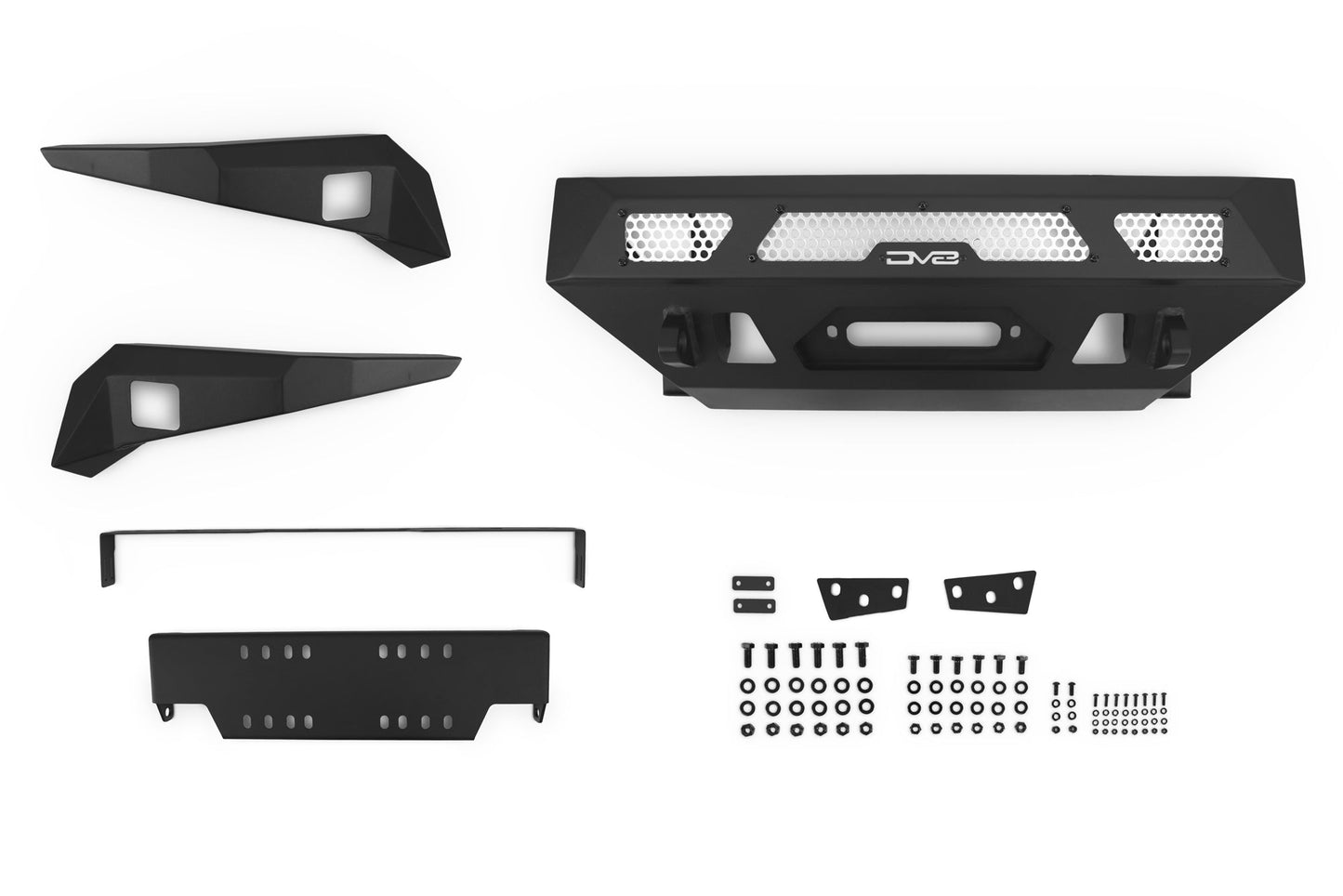 2016 2023 Toyota Tacoma Mto Series Winch Front Bumper DV8 Offroad-12