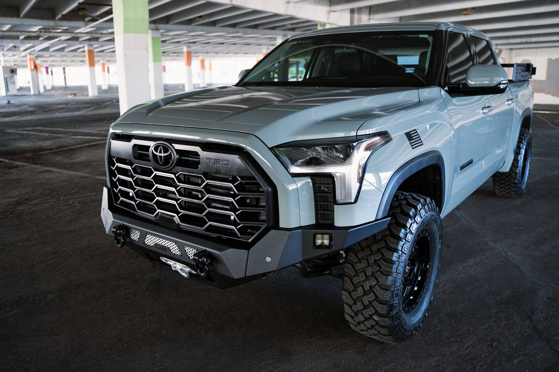 2022 2025 Toyota Tundra Mto Series Front Bumper DV8 Offroad-2