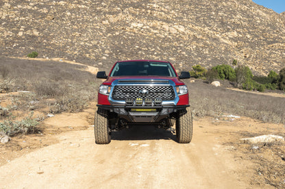 2014 2021 Toyota Tundra Tube Front Bumper DV8 Offroad-10