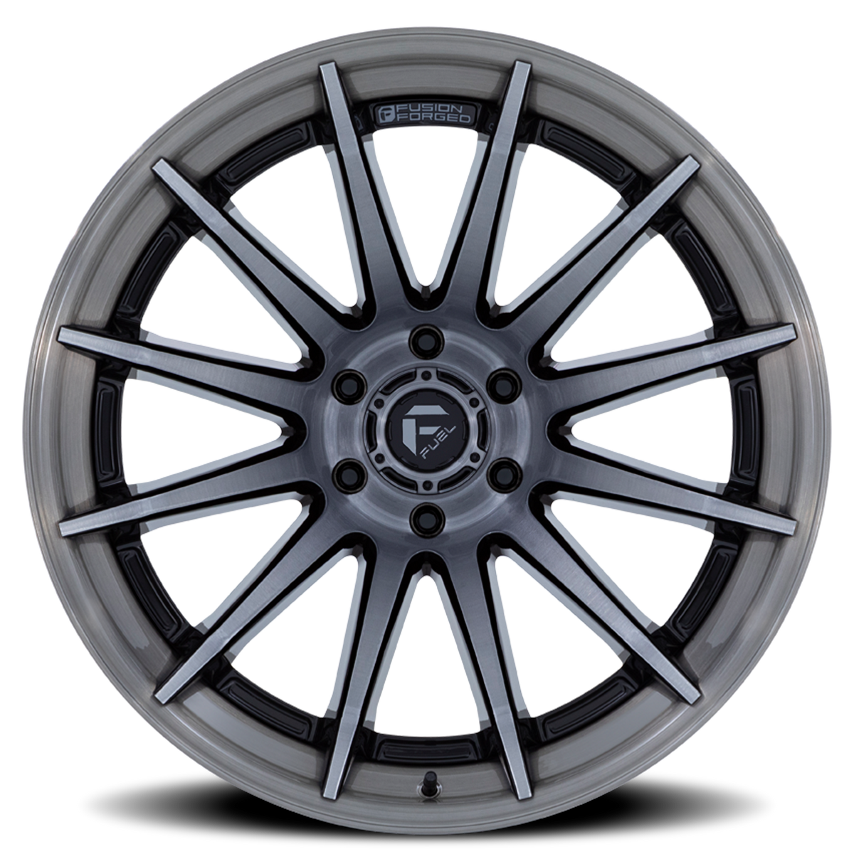 Aluminum 22X12 Burn FC403AP Platinum Silver Chrome Lip Fuel Off Road Wheels-8