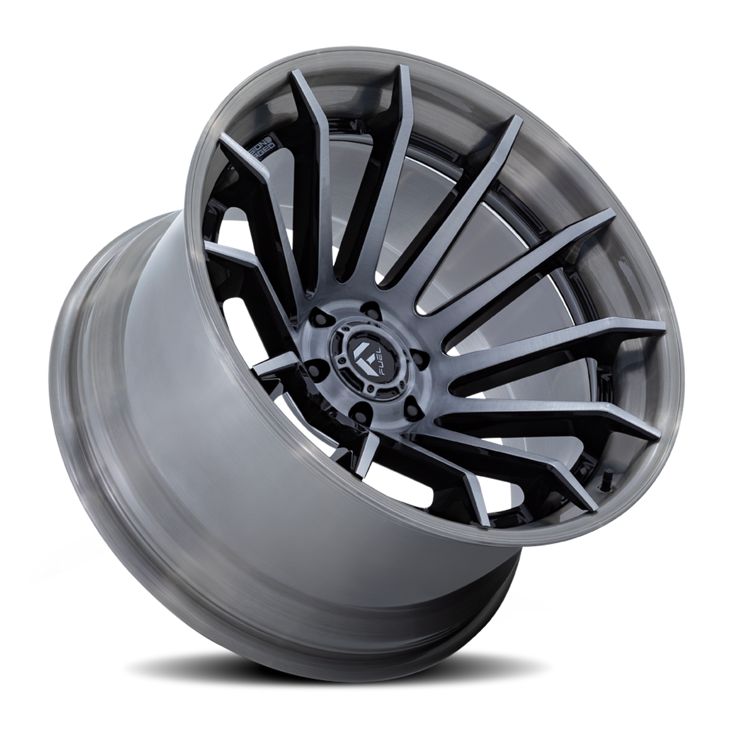 Aluminum 22X12 Burn FC403AP Platinum Silver Chrome Lip Fuel Off Road Wheels-4