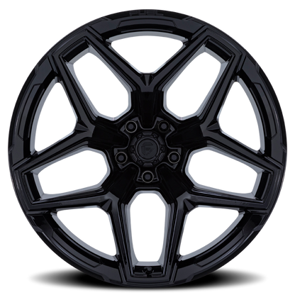 Aluminum 18X9 Flux 6 FC854BX Gloss Black Fuel Off Road Wheels-8