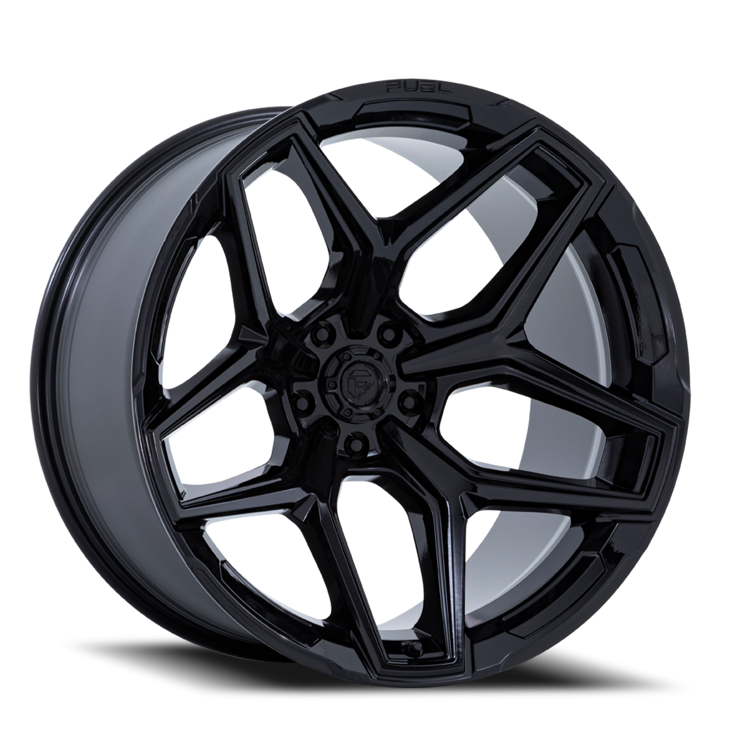Aluminum 18X9 Flux 6 FC854BX Gloss Black Fuel Off Road Wheels-3