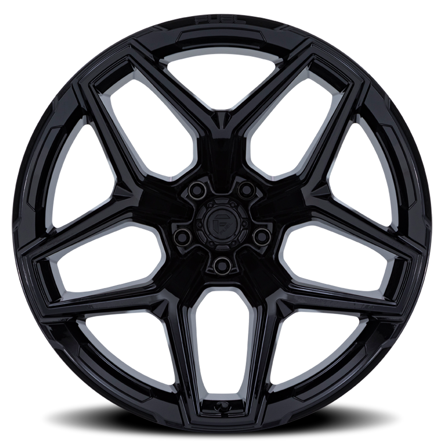 Aluminum 18X9 Flux 6 FC854BX Gloss Black Fuel Off Road Wheels-5