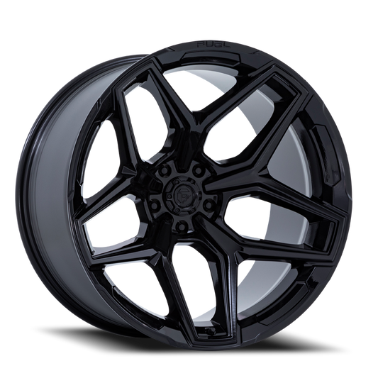 Aluminum 18X9 Flux 6 FC854BX Gloss Black Fuel Off Road Wheels