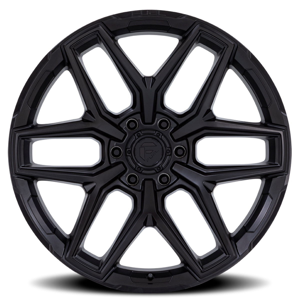 Aluminum 17X9 Flux 6 FC854MX Blackout Fuel Off Road Wheels-8