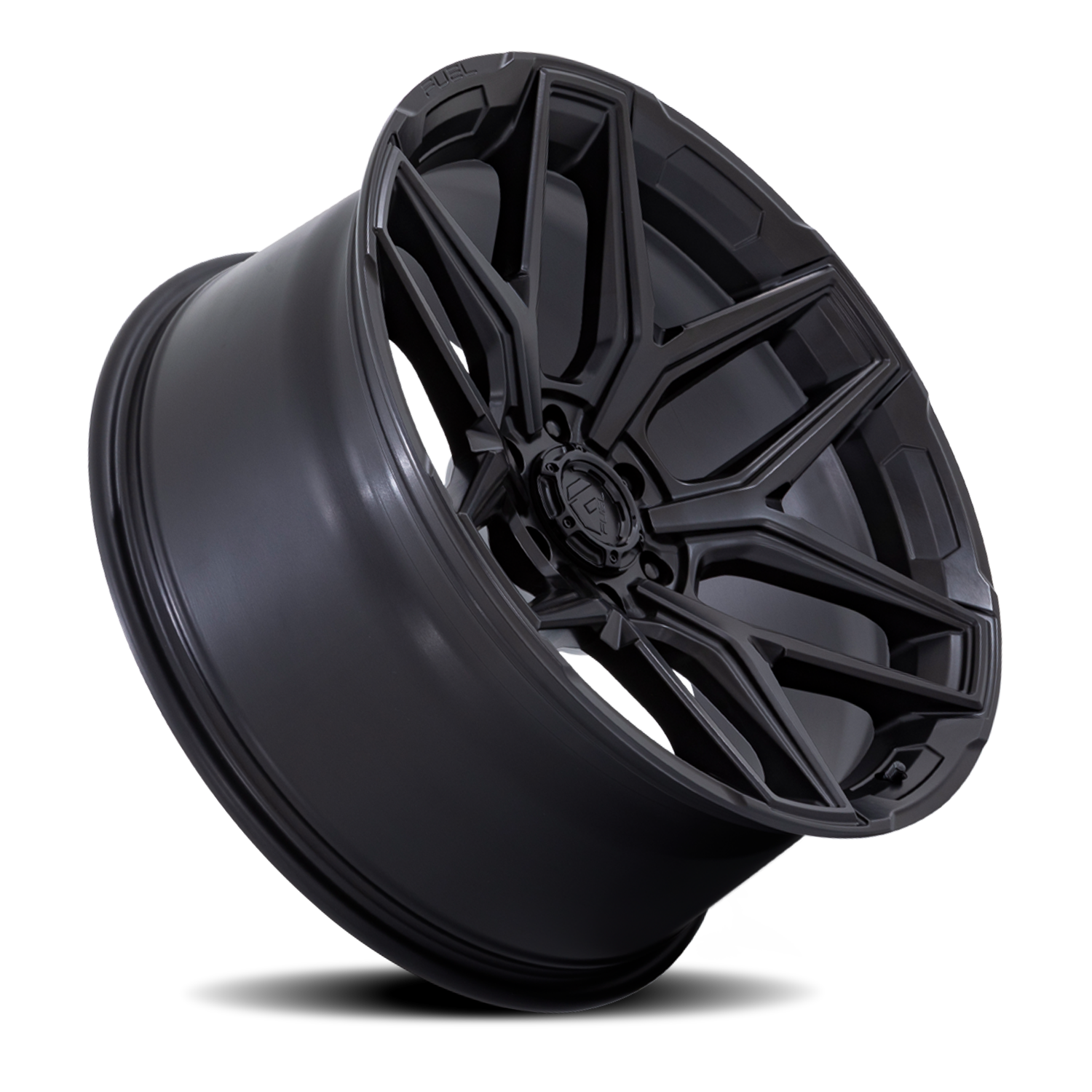 Aluminum 17X9 Flux 6 FC854MX Blackout Fuel Off Road Wheels-4