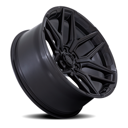 Aluminum 17X9 Flux 6 FC854MX Blackout Fuel Off Road Wheels-4