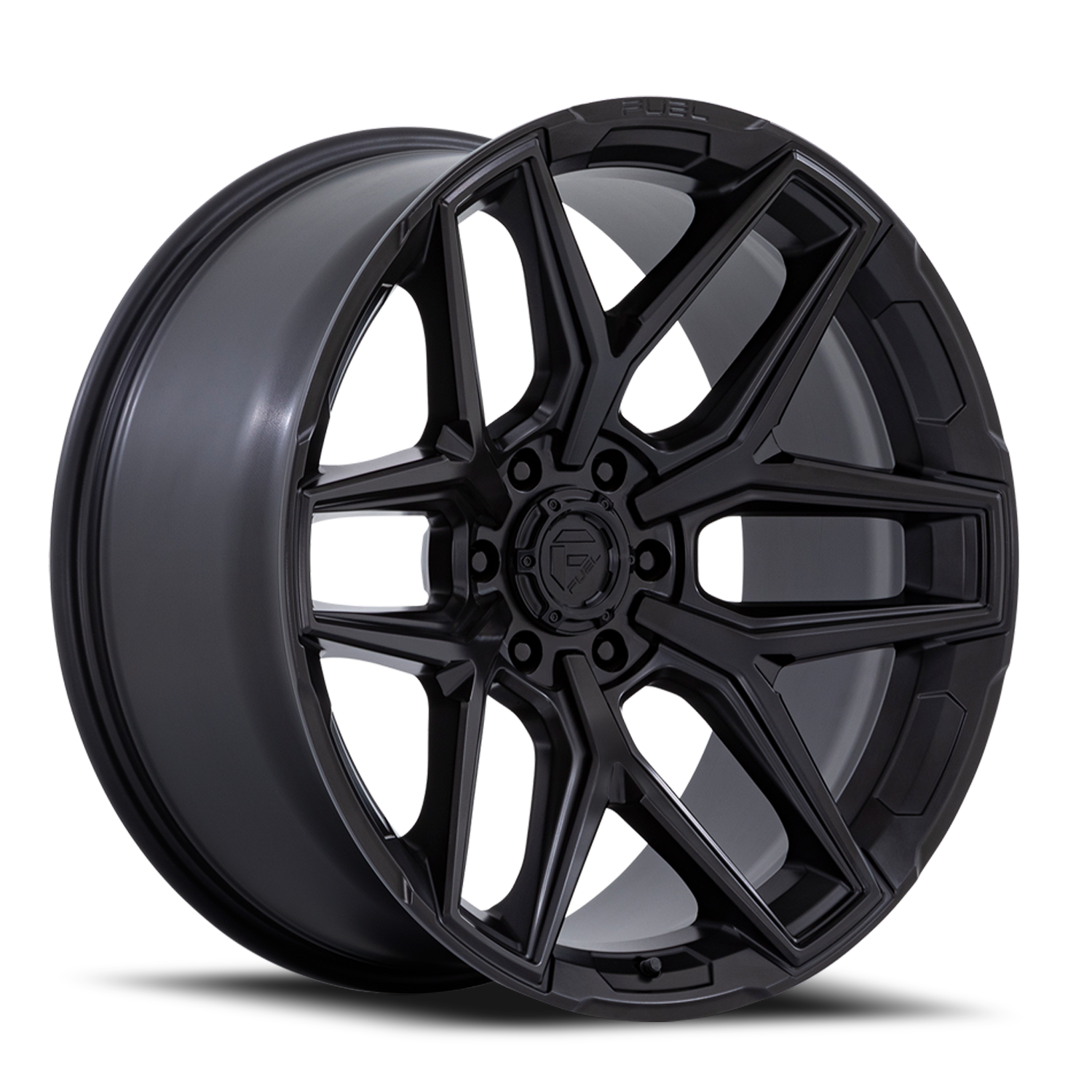 Aluminum 18X9 Flux 6 FC854MX Blackout Fuel Off Road Wheels