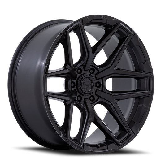 Aluminum 18X9 Flux 6 FC854MX Blackout Fuel Off Road Wheels