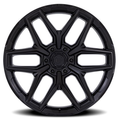Aluminum 20X9 Flux 6 FC854MX Blackout Fuel Off Road Wheels-2