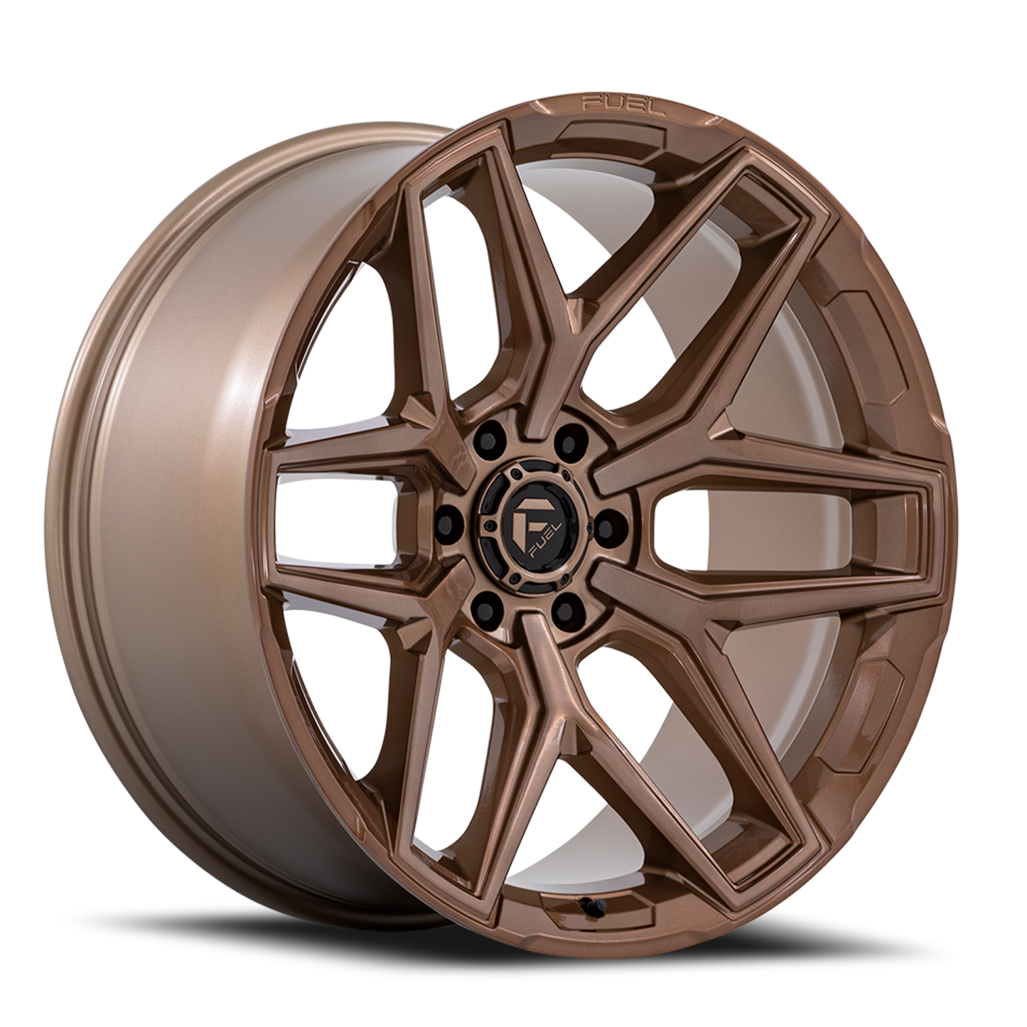 Aluminum 18X9 Flux 6 FC854ZR Platinum Bronze Fuel Off Road Wheels-3
