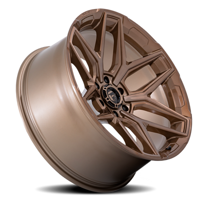 Aluminum 18X9 Flux 6 FC854ZR Platinum Bronze Fuel Off Road Wheels-4