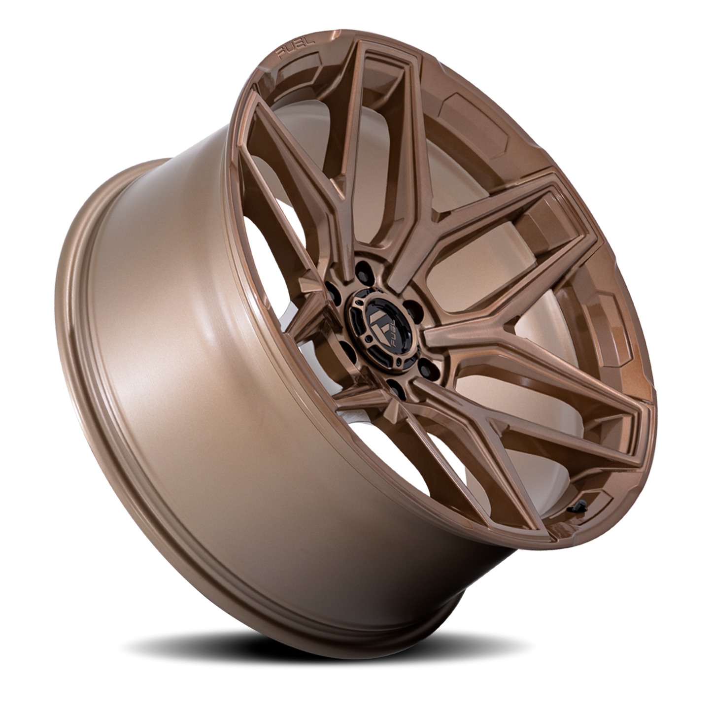 Aluminum 18X9 Flux 6 FC854ZR Platinum Bronze Fuel Off Road Wheels-1