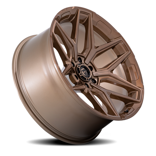 Aluminum 18X9 Flux 6 FC854ZR Platinum Bronze Fuel Off Road Wheels-1