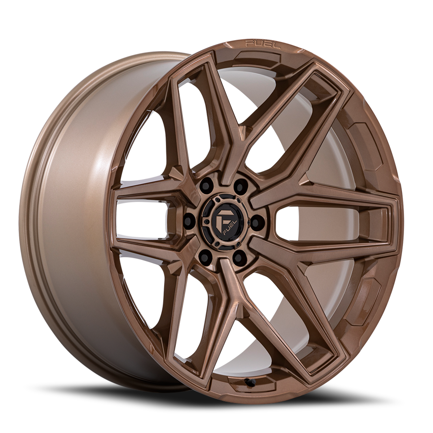 Aluminum 20X9 Flux 6 FC854ZR Platinum Bronze Fuel Off Road Wheels