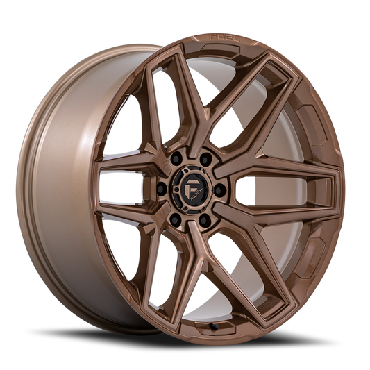 Aluminum 20X9 Flux 6 FC854ZR Platinum Bronze Fuel Off Road Wheels