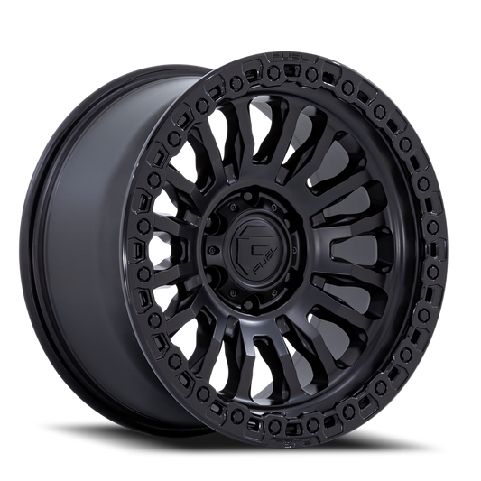 Aluminum 20X9 Rincon SBL FC857MB Matte Black/Gloss Black Lip Fuel Off Road Wheels