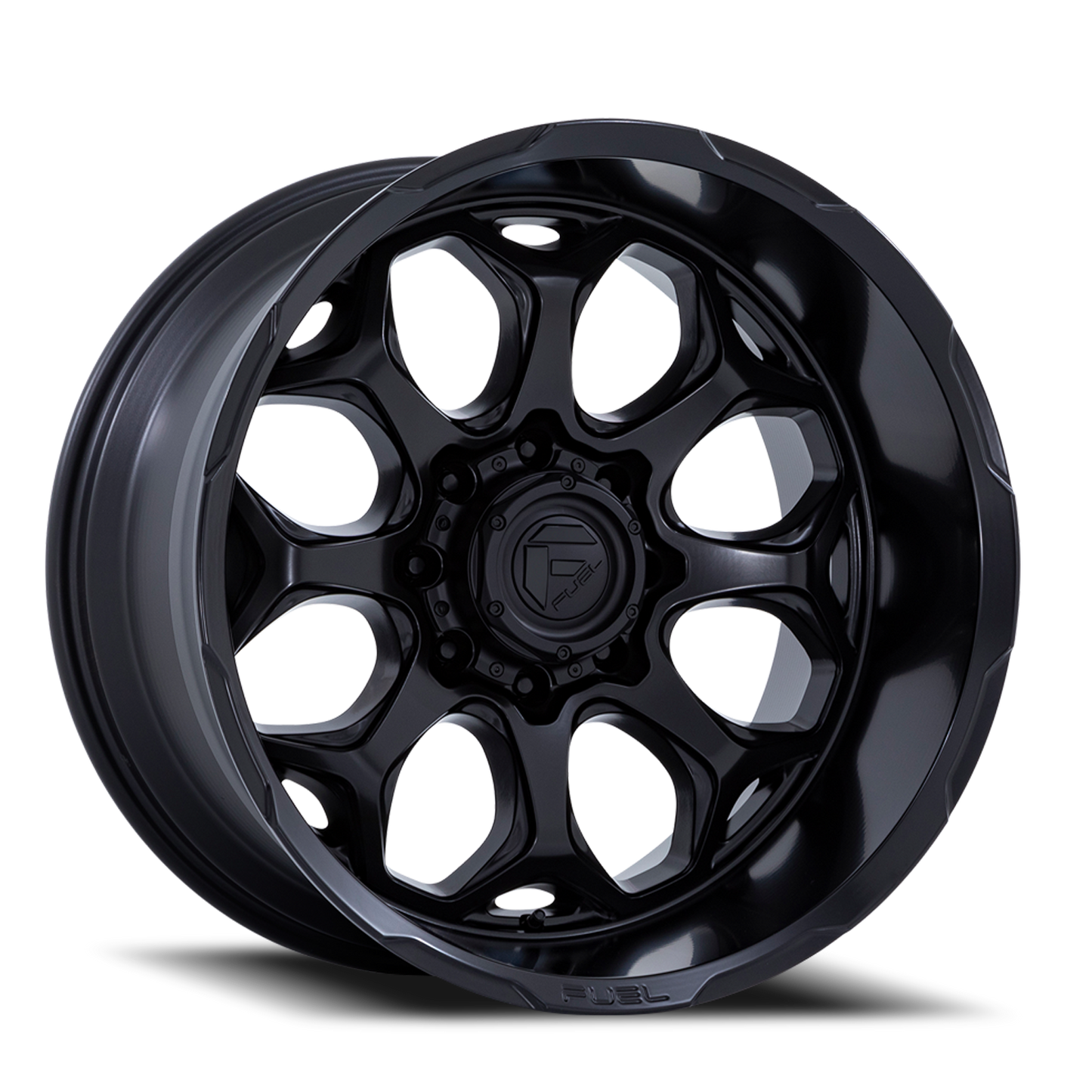 Aluminum 20X10 Scepter FC862 MX Blackout Fuel Off Road Wheels-15
