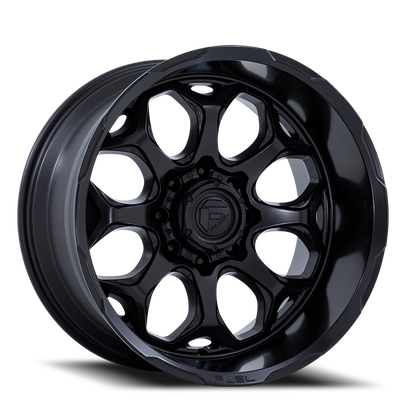 Aluminum 20X10 Scepter FC862 MX Blackout Fuel Off Road Wheels-15