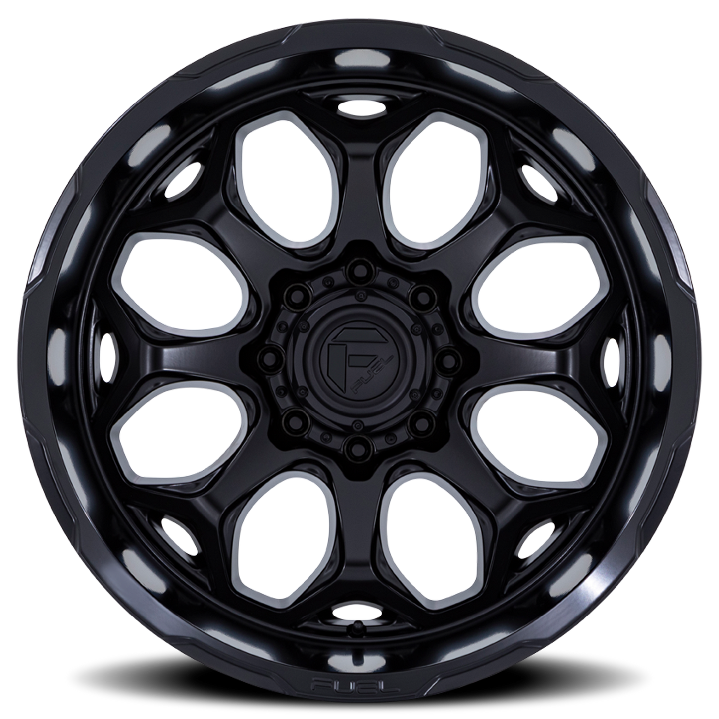 Aluminum 20X10 Scepter FC862 MX Blackout Fuel Off Road Wheels-17