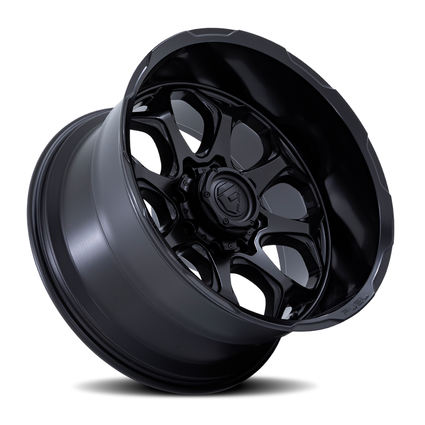 Aluminum 22X10 Scepter FC862 MX Blackout Fuel Off Road Wheels-10