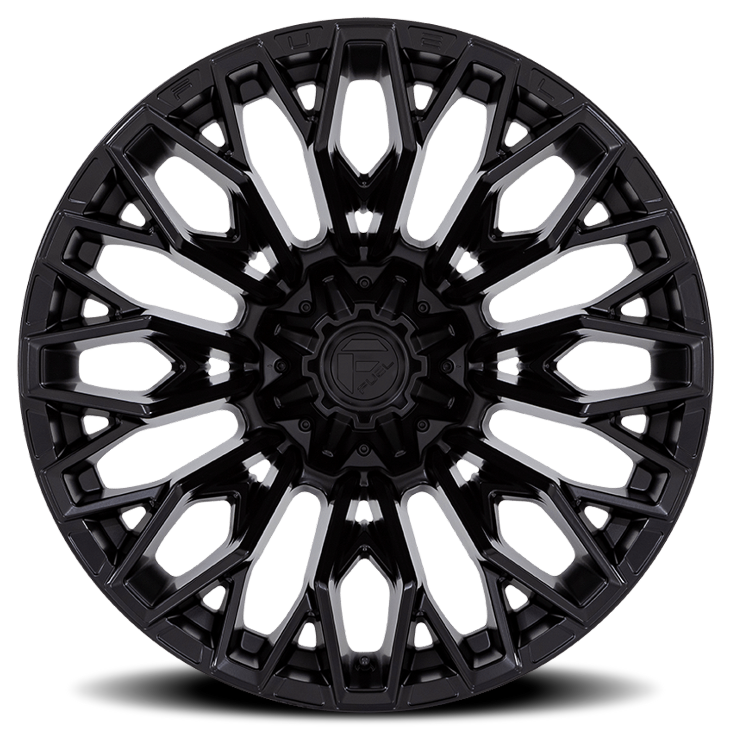 Aluminum 20X10 Strike FC865 MX Blackout Fuel Off Road Wheels-5