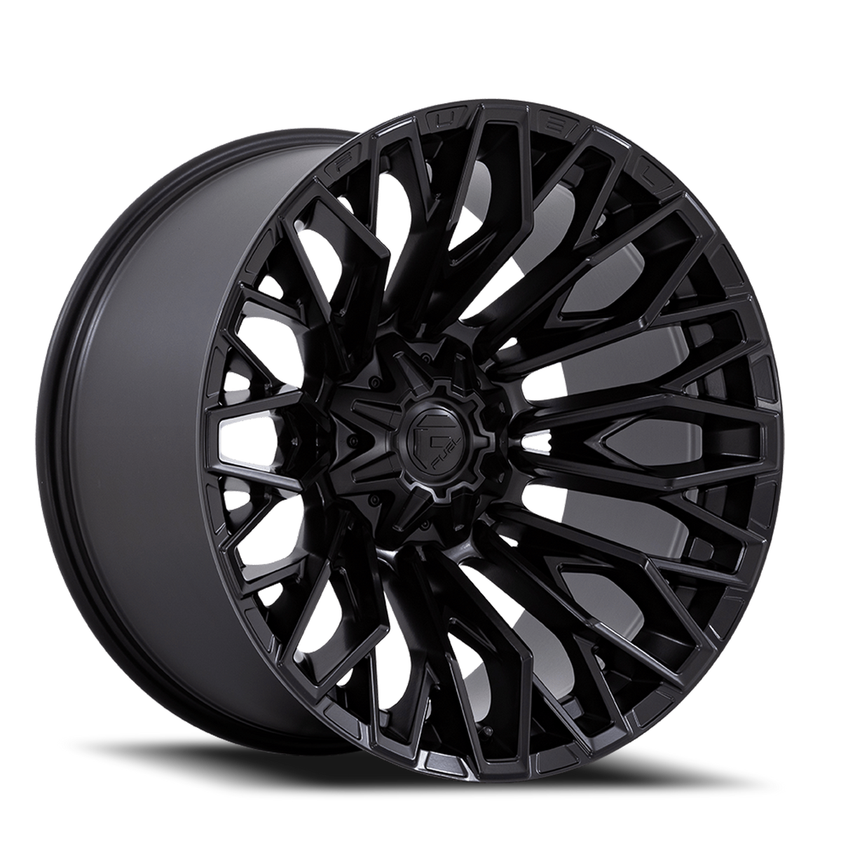 Aluminum 22X10 Strike FC865 MX Blackout Fuel Off Road Wheels-12