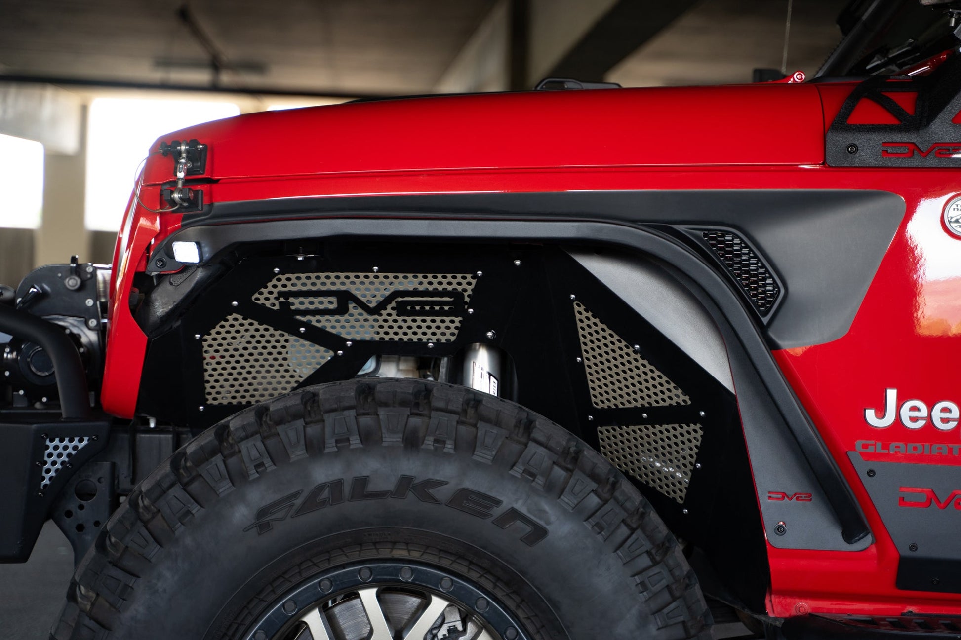 2020 2025 Jeep Gladiator JT Slim Fender Flares DV8 Offroad-12