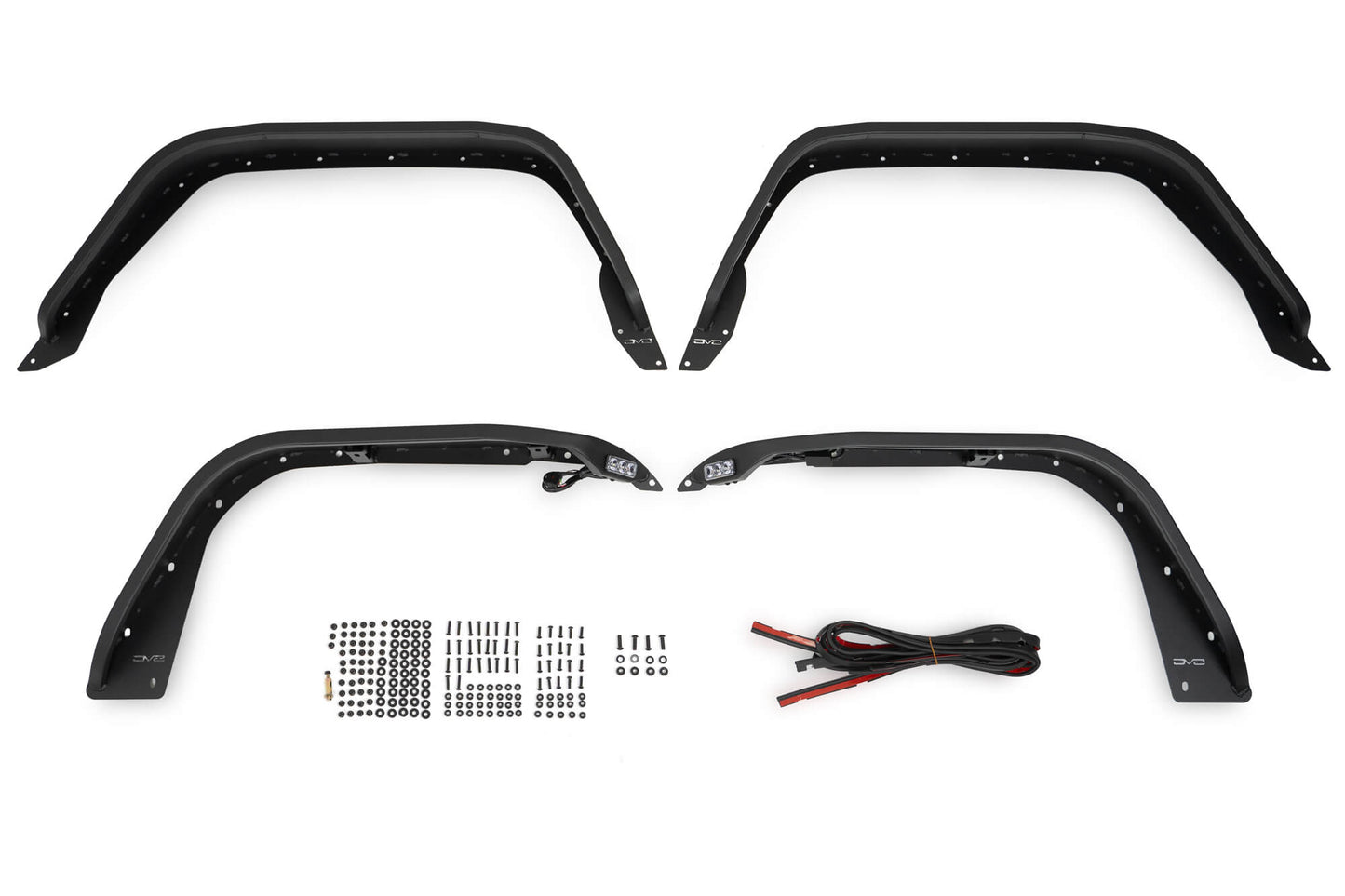 2020 2025 Jeep Gladiator JT Slim Fender Flares DV8 Offroad-13