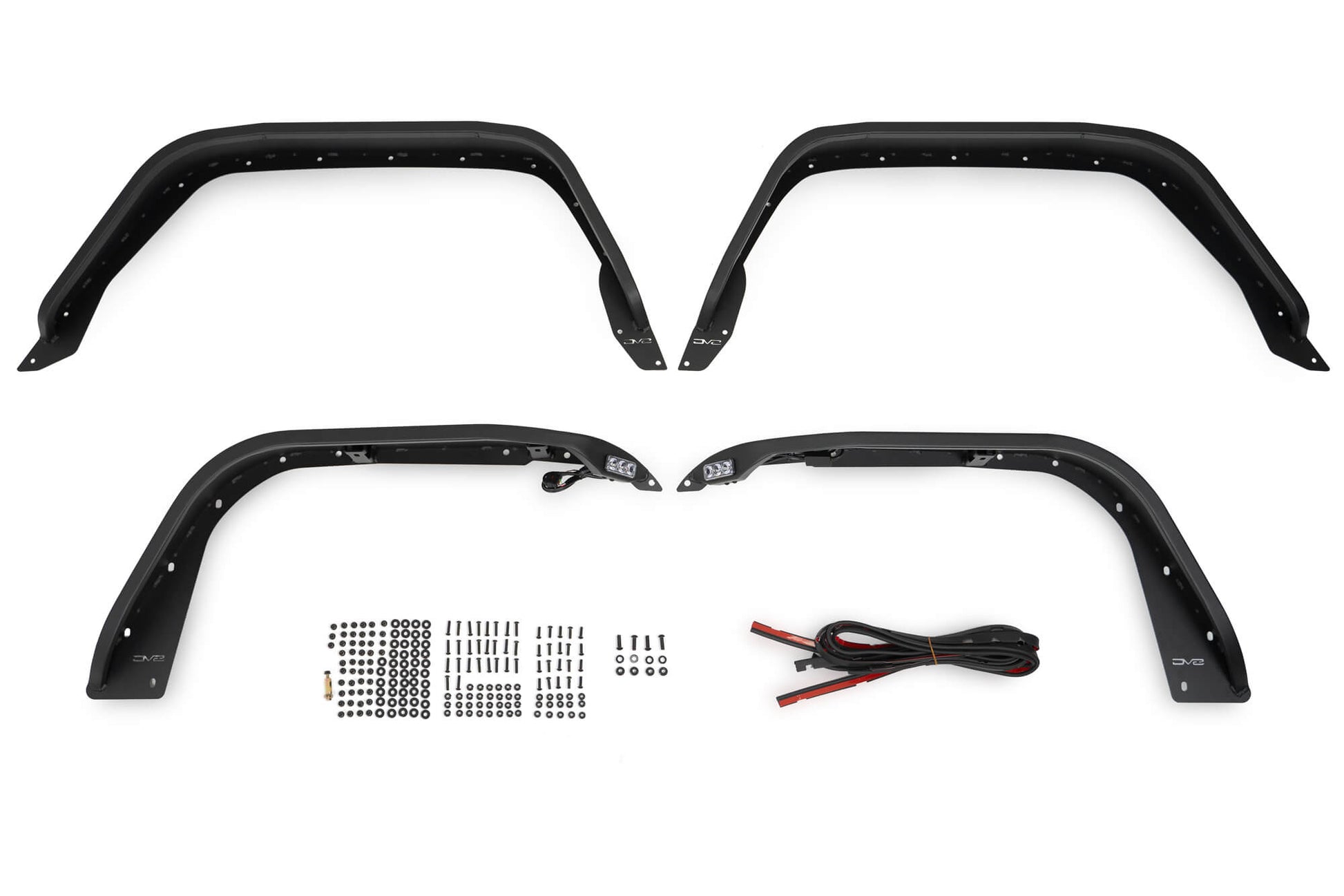 2020 2025 Jeep Gladiator JT Slim Fender Flares DV8 Offroad-13