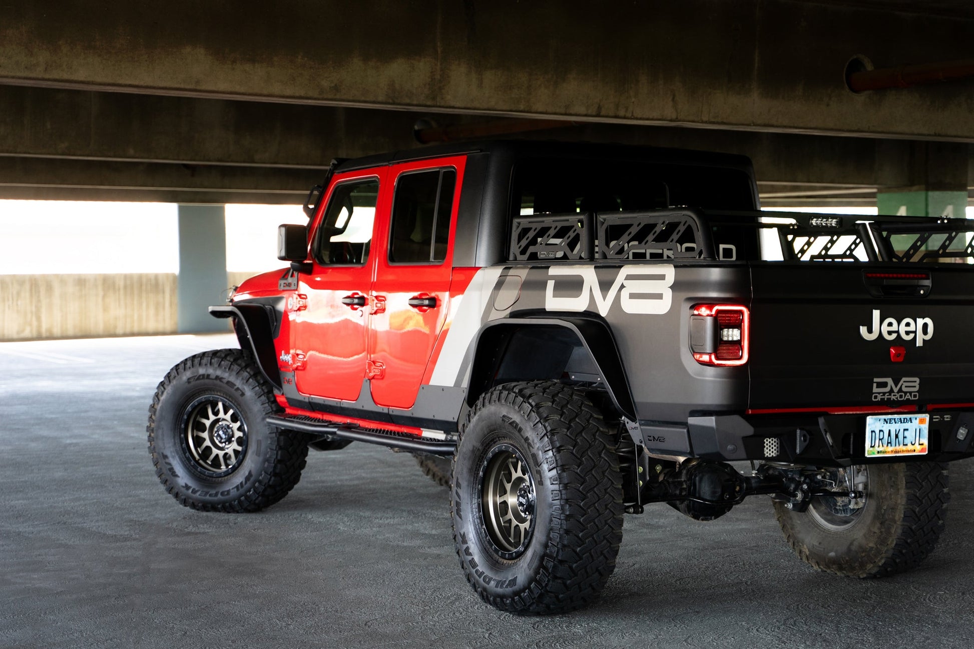2020 2025 Jeep Gladiator JT Slim Fender Flares DV8 Offroad-9