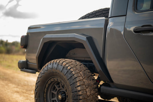 2020 2025 Jeep Gladiator JT Armor Fender Flares DV8 Offroad-1