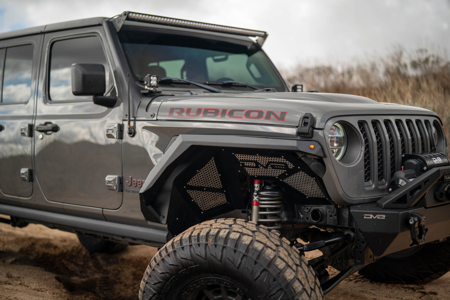 2020 2025 Jeep Gladiator JT Armor Fender Flares DV8 Offroad-3
