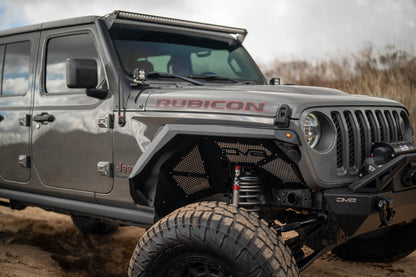 2020 2025 Jeep Gladiator JT Armor Fender Flares DV8 Offroad-3
