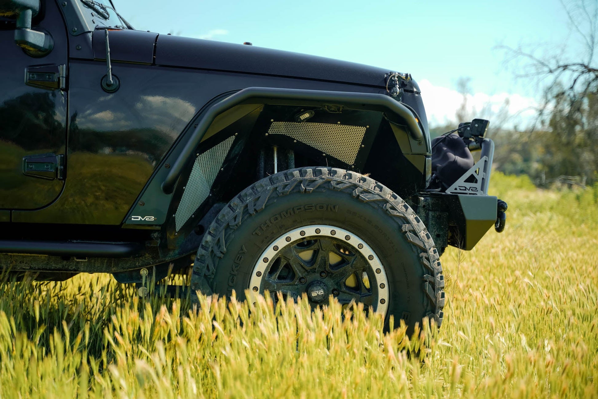 2007 2018 Jeep Wrangler JK JKU Spec Series Fender Flares DV8 Offroad-4
