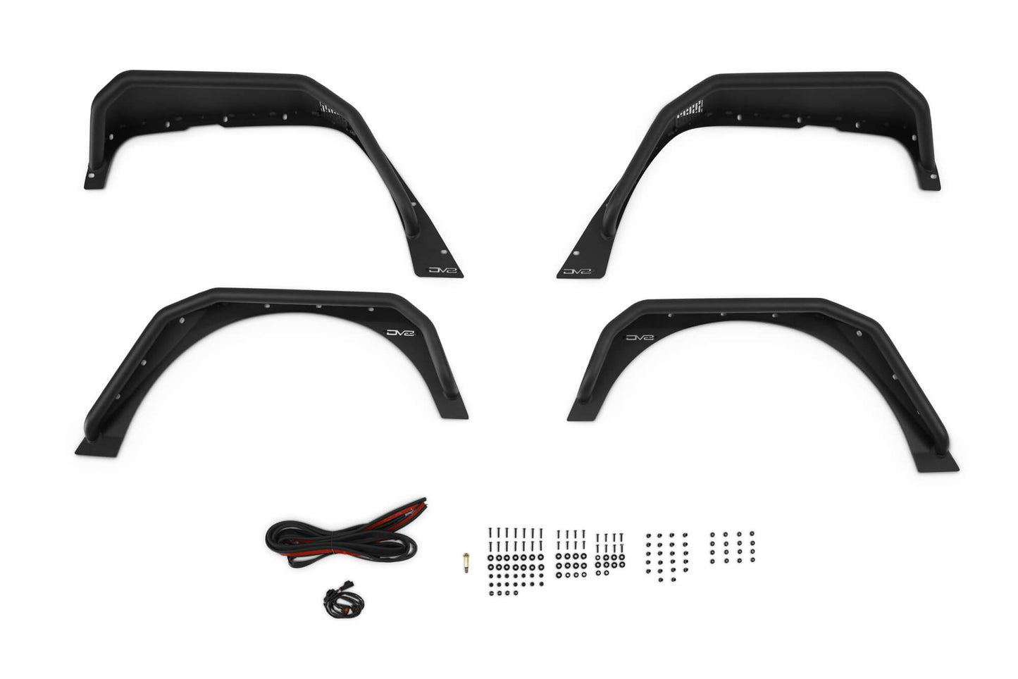 2007 2018 Jeep Wrangler JK JKU Spec Series Fender Flares DV8 Offroad-6