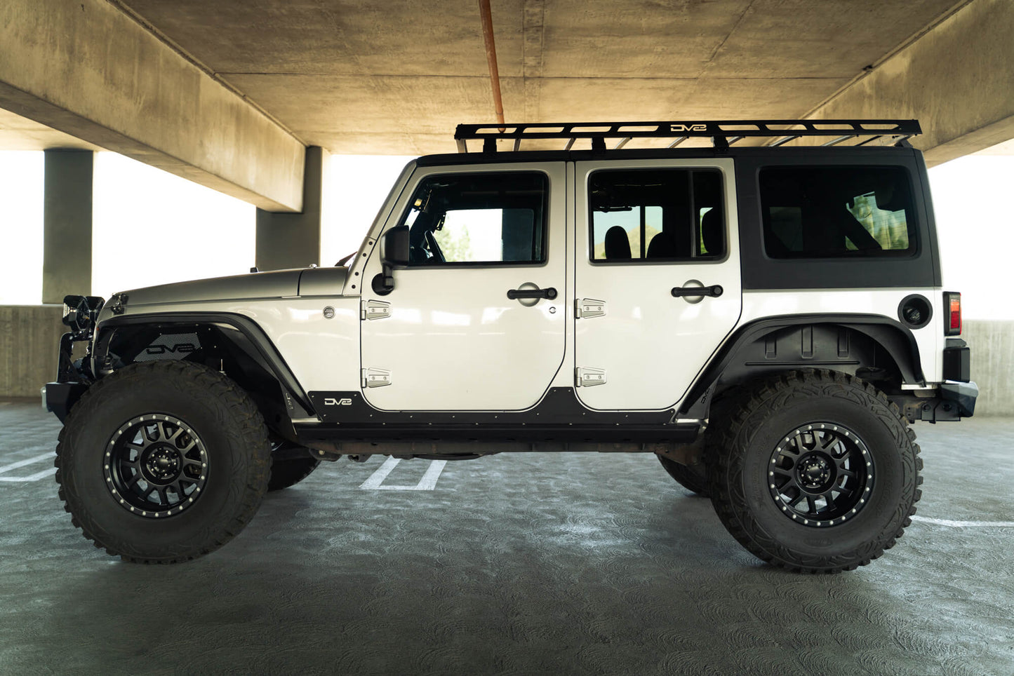 2007 2018 Jeep Wrangler JK JKU Slim Fender Flares DV8 Offroad-2