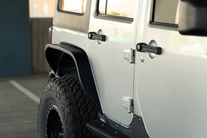 2007 2018 Jeep Wrangler JK JKU Slim Fender Flares DV8 Offroad-6