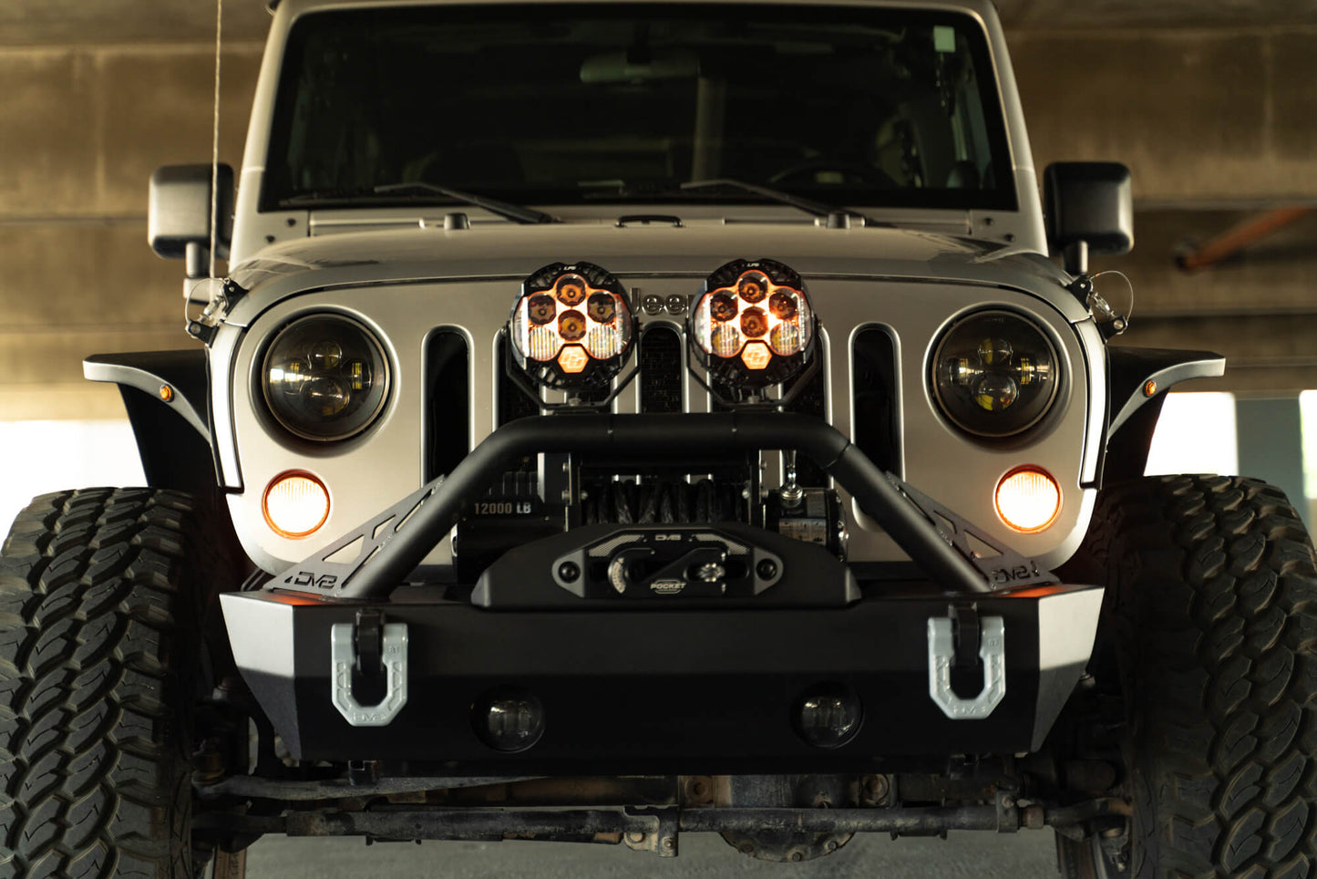 2007 2018 Jeep Wrangler JK JKU Slim Fender Flares DV8 Offroad-7