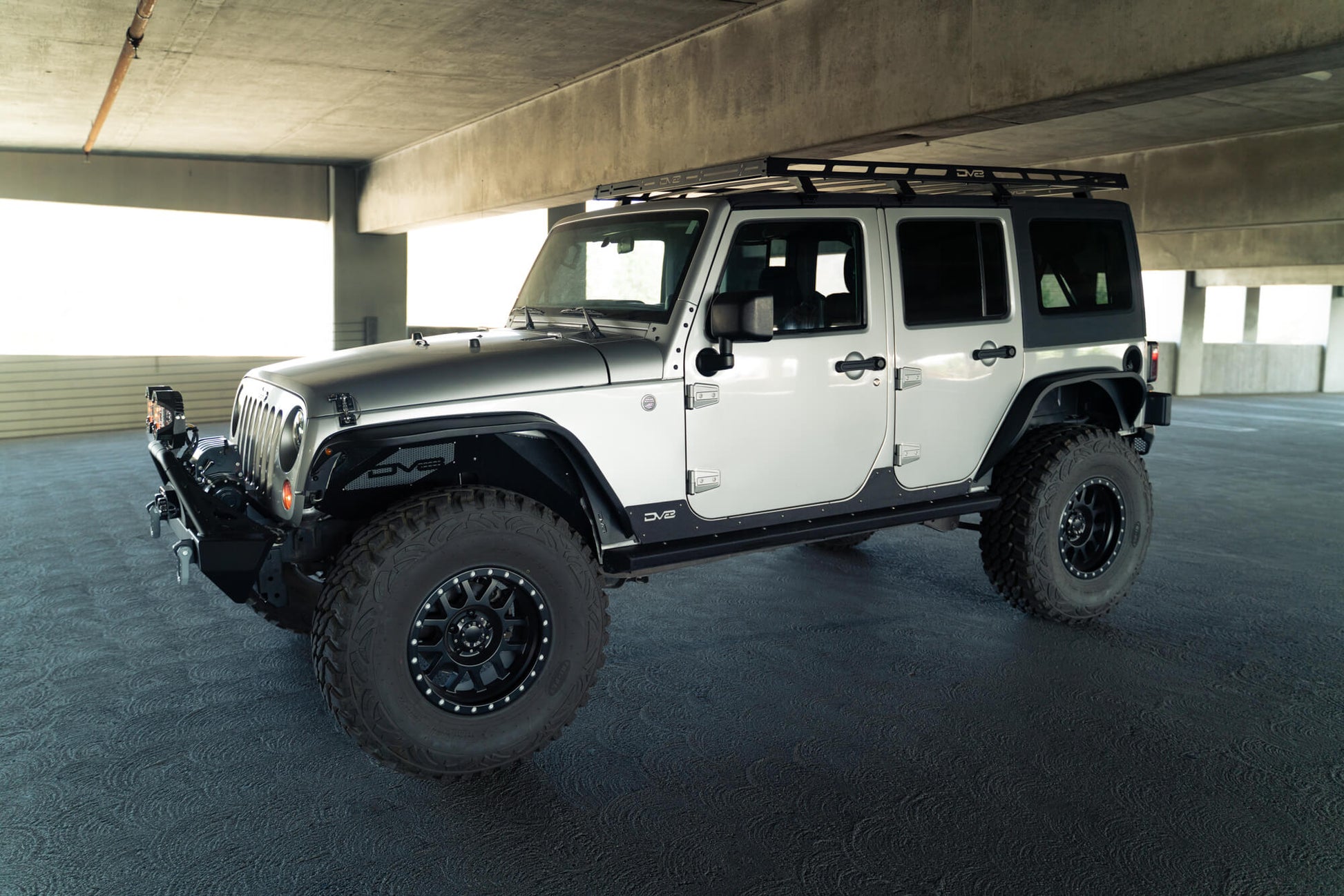 2007 2018 Jeep Wrangler JK JKU Slim Fender Flares DV8 Offroad-8