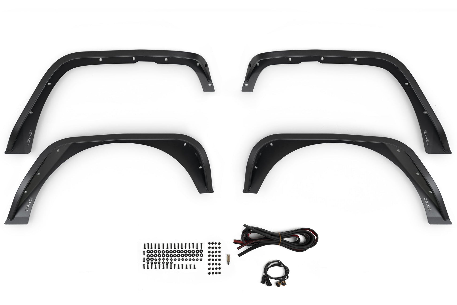 2007 2018 Jeep Wrangler JK JKU Slim Fender Flares DV8 Offroad-10