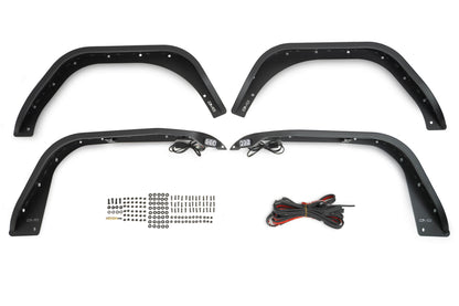2018 2025 Jeep Wrangler JL JLU Slim Fender Flares DV8 Offroad-11