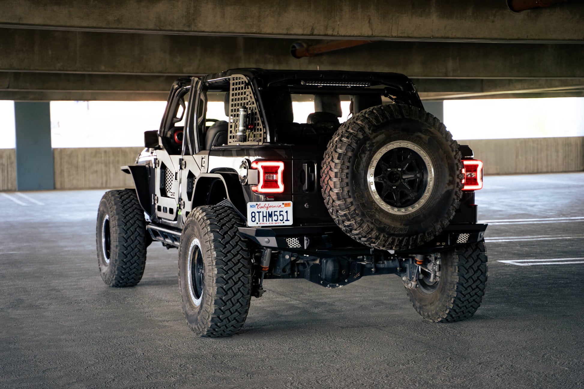 2018 2025 Jeep Wrangler JL JLU Slim Fender Flares DV8 Offroad-4