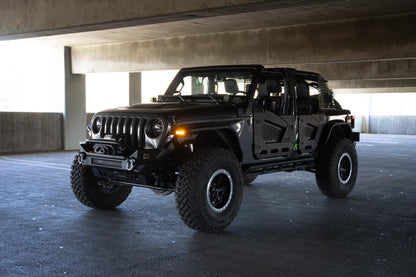 2018 2025 Jeep Wrangler JL JLU Slim Fender Flares DV8 Offroad-8