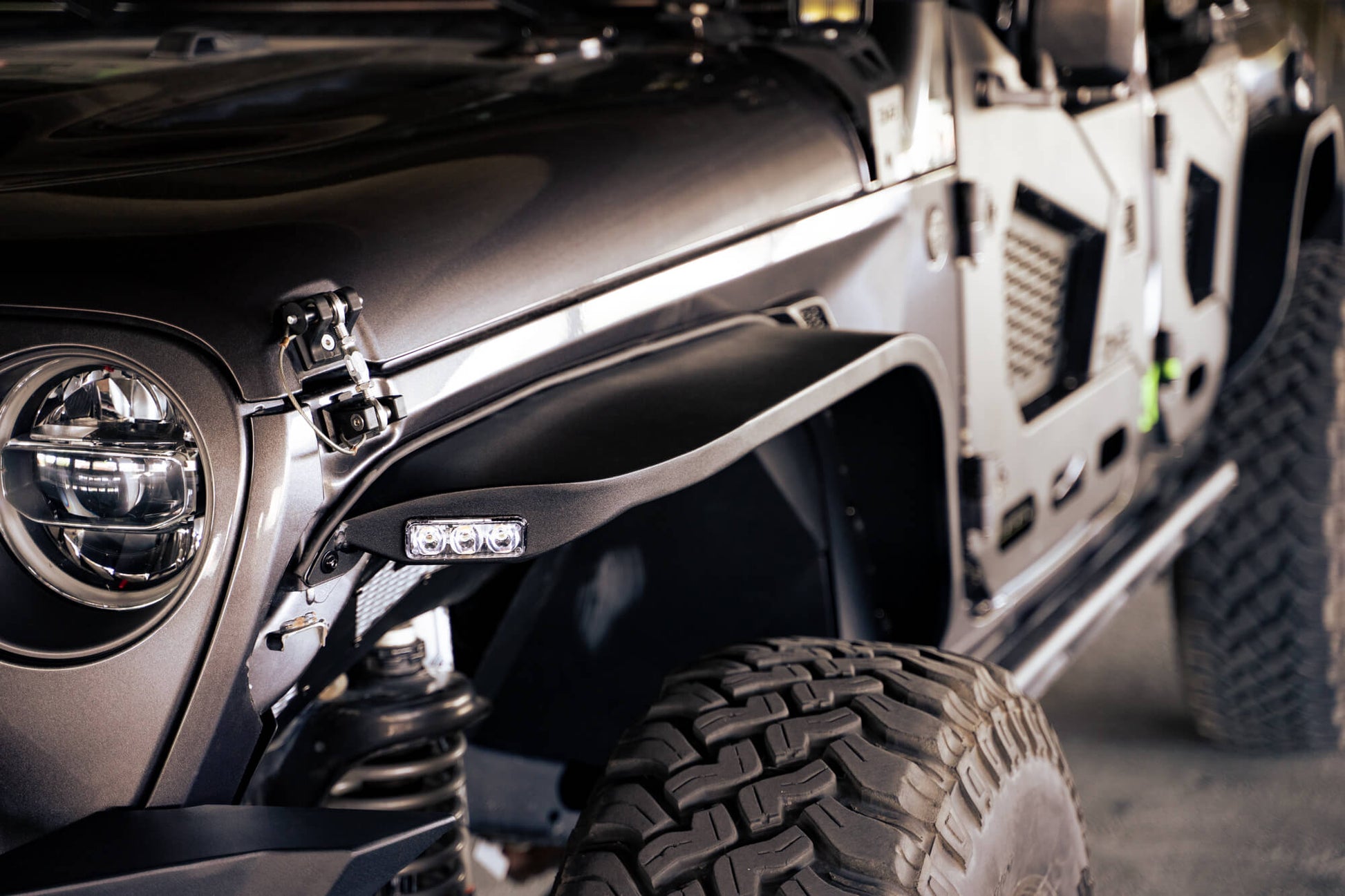 2018 2025 Jeep Wrangler JL JLU Slim Fender Flares DV8 Offroad-9