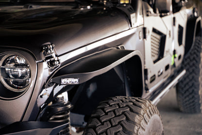 2018 2025 Jeep Wrangler JL JLU Slim Fender Flares DV8 Offroad-9