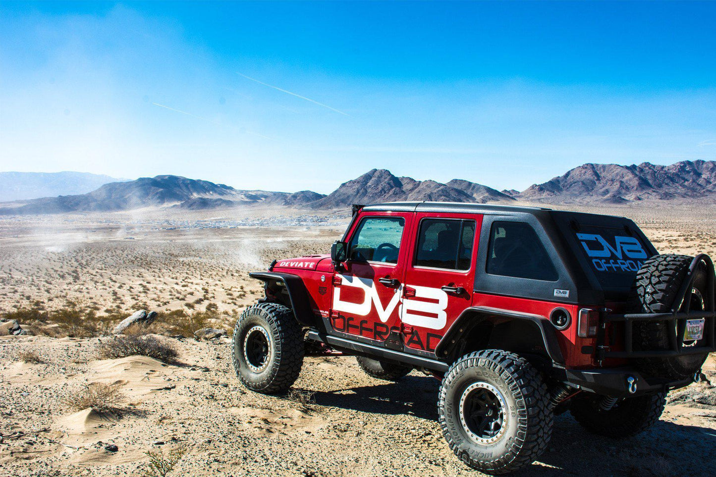 2007 2018 Jeep Wrangler JK JKU Wide Fender Flares Front and Rear DV8 Offroad-1