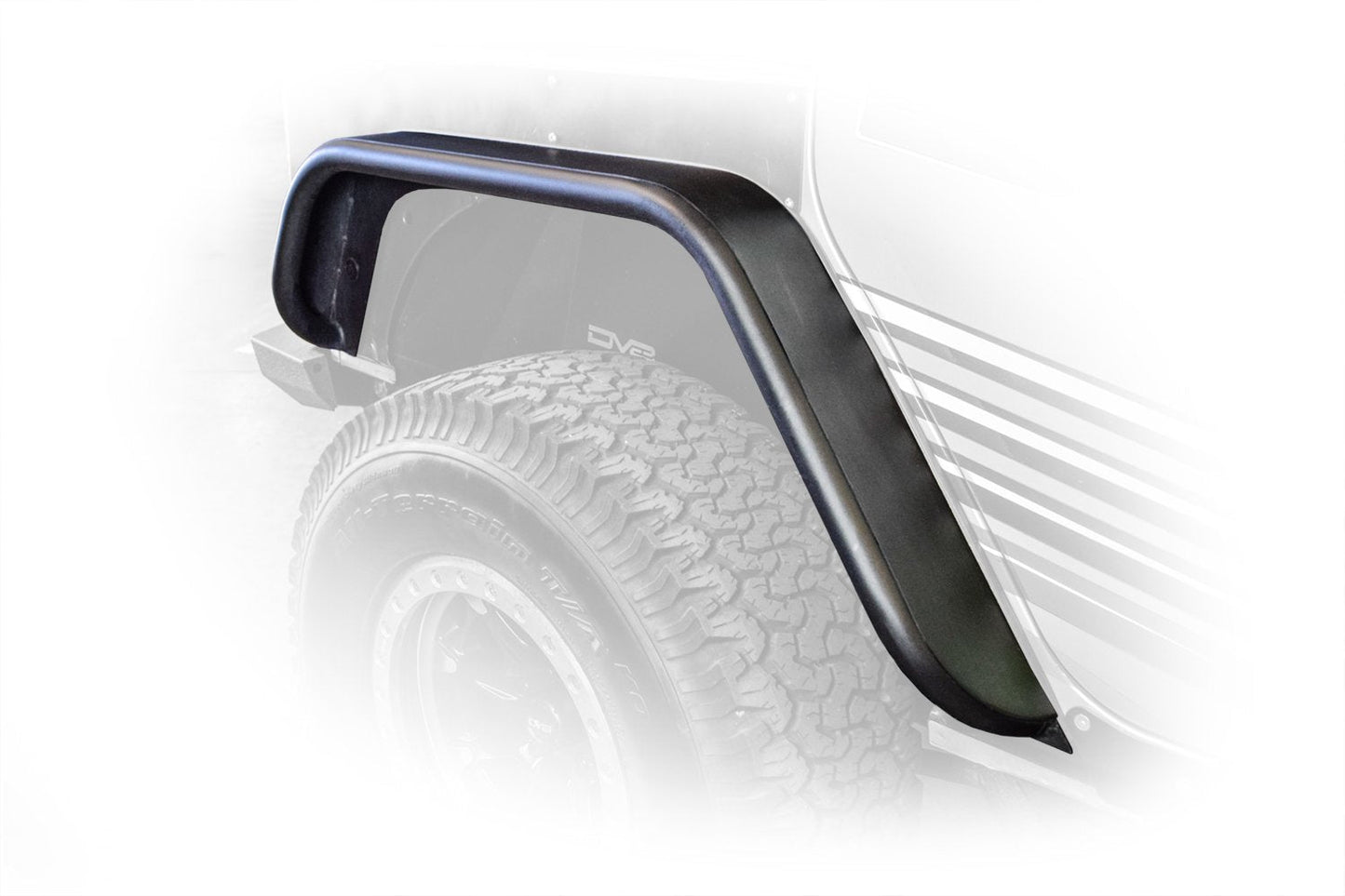 2007 2018 Jeep Wrangler JK JKU Wide Fender Flares Front and Rear DV8 Offroad-5